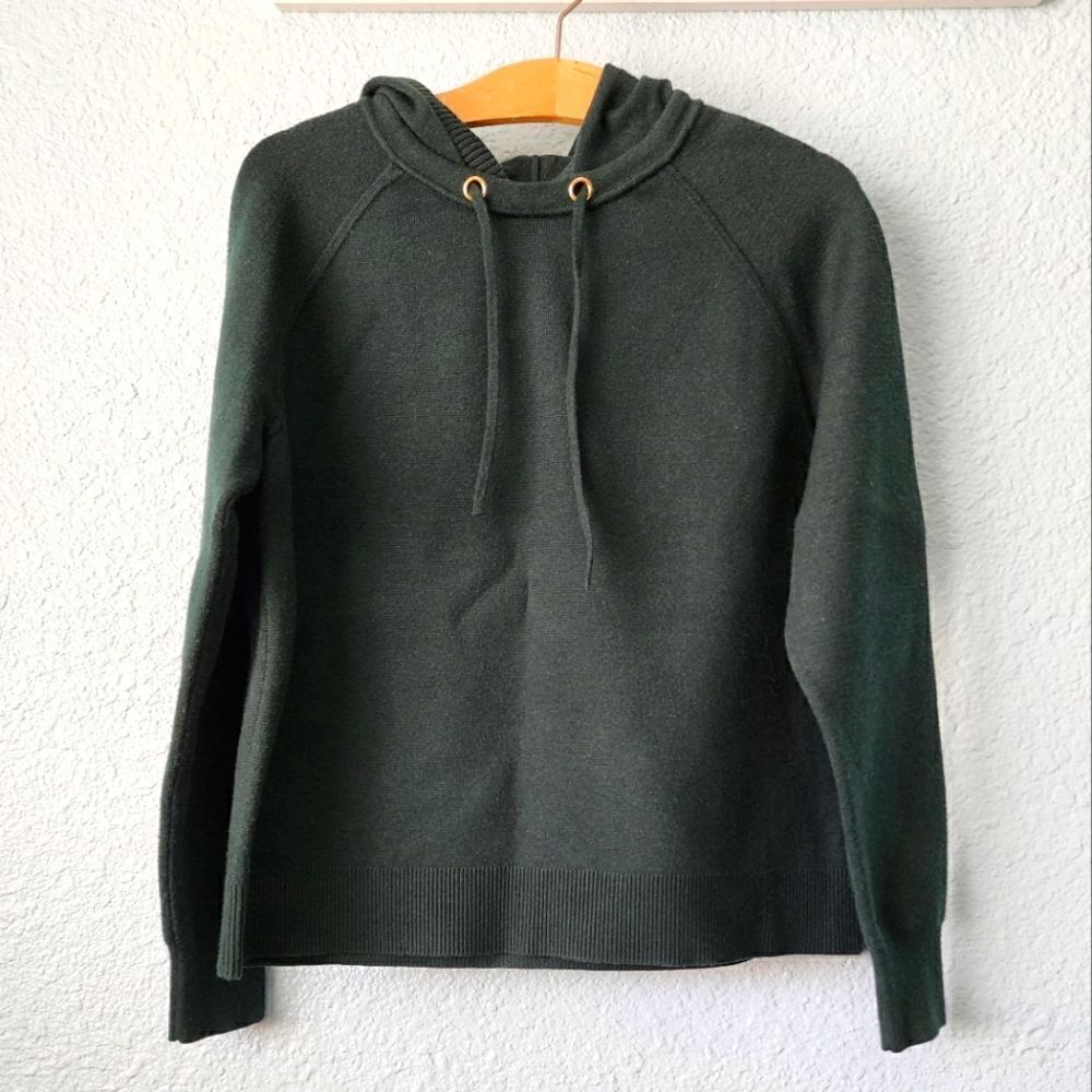 Moth sweater viscose blend sweatshirt style with hoodie